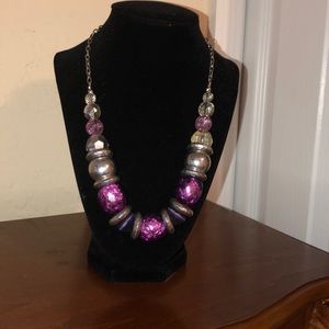Chunky beaded necklace
